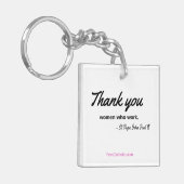 Dank u, vrouwen die sleutelhanger werken (Voorkant Links)