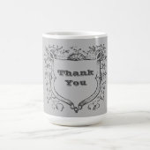 Dank u  waardering van het Lijst van de Schildwijn Koffiemok (Center)