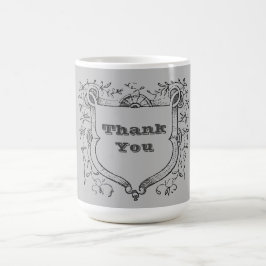 Dank u  waardering van het Lijst van de Schildwijn Koffiemok