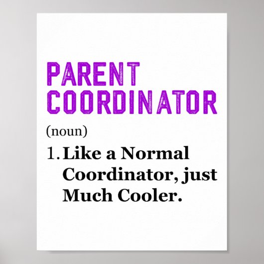 Dank U Waarderingsdag Oudercoördinator Poster (Voorkant)
