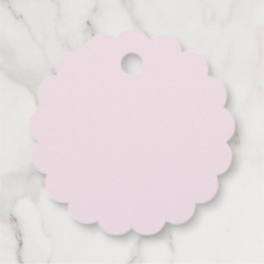 Dank u Waterverf Balloons Roze Bedankjes Labels (Achterkant)