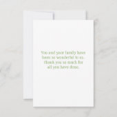 Dank u Waterverf Cactus in woestijn Bedankkaart (Achterkant)