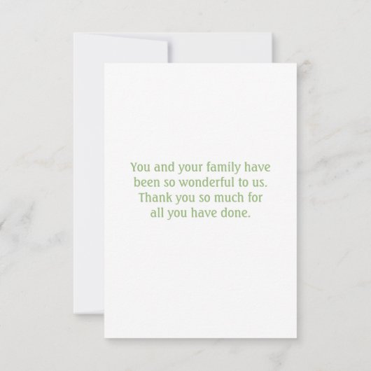 Dank u Waterverf Cactus in woestijn Bedankkaart (Achterkant)