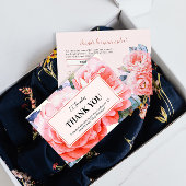 Dank u Waterverf Feminine Discount Kaart