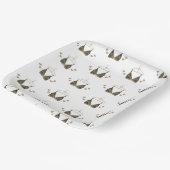 Dank u Waterverf Lingerie Vrijgezellenfeest Papieren Bordje (Gebogen)