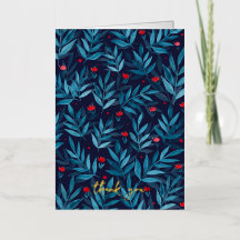 Dank u Waterverf nachttuin - turquoise