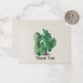 Dank u Waterverf Plant Notitiekaartje (Voorkant / Achterkant in situ)