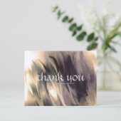 Dank u  waterverf schildercanvas Vuur Briefkaart (Staand voorkant)