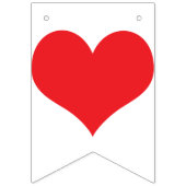 DANK U ❤ WEDDING SIGN DECOR VLAGGETJES (Eerste vlag)