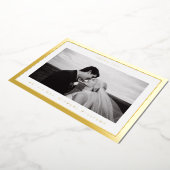 DANK U WEDEND | Foto toevoegen Folie Feestdagenkaart (Gedraaid)