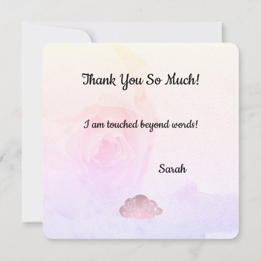 Dank u wel (Achterkant)