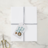 Dank u wel A' Latte Gift Labels Cadeaulabel (Met Touw)
