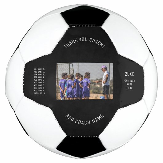 Dank u wel Aangepast team foto- en afspeelnamen Voetbal (Voorkant)