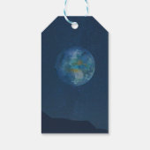 Dank u wel Astronaut Birthday party Cadeaulabel (Achterkant)