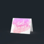 Dank u wel Bat Mitzvah Waterverf Paars roze meisje Bedankkaart<br><div class="desc">Zeg je gasten bedankt met deze mooie waterverf Bat Mitzvah,  dank je kaarten. Witte letters met David in het midden. Waterverf paarse,  violette,  lavender,  roze,  perzikkleurige kleuren. Blanco kaarten,  ruimte om persoonlijke berichten te schrijven. Haal passend collectie!</div>