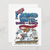 Dank u wel bedankkaart (Voorkant / Achterkant)