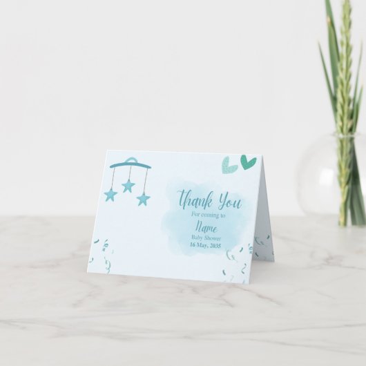 Dank u wel bedankkaart (Voorkant)