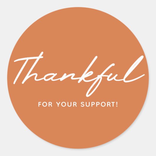 Dank u wel, bedankt Sticker (Voorkant)