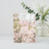 Dank u wel Bright Weping Cherry Sparkles Briefkaart (Staand voorkant)