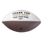 Dank u wel Coach Team Naam Foto American Football (Gedraaid 270)