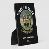 Dank u wel Coach Team Naam Foto Fotoplaat (Zijkant)