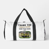 Dank u wel Coach Team Naam Foto Plunjezak (Voorkant)