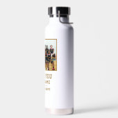 Dank u wel Coach Team Naam Foto Waterfles (Links)