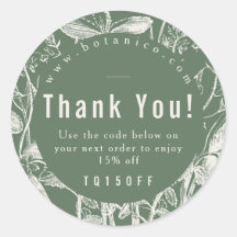 Dank u wel Coupon Code Botanical Dark Sage Product