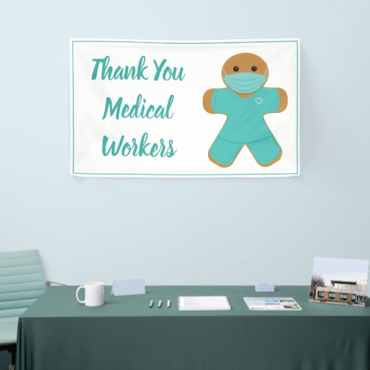 Dank u wel, dames en heren... spandoek (Beurs)