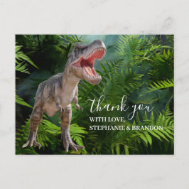 Dank u wel Dinosaur oerwoud Jurassic World Briefka Briefkaart