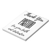 Dank u wel dominee voor uw geloof bl notitieblok (Linkerzijde)