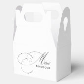 Dank U Wel Elegante Kalligrafie Dank Je Bedankdoosjes (Geopend)