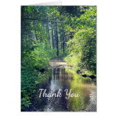 Dank u wel, Forest Lake Wilderness Peaceful Scene (Voorkant)