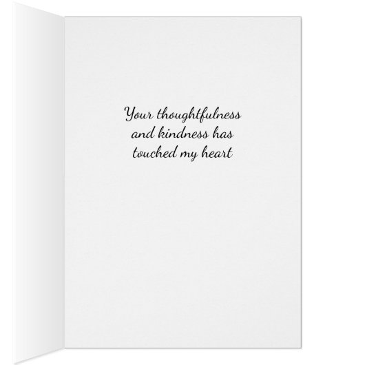 Dank u wel, Forest Lake Wilderness Peaceful Scene (Binnen (Rechts))