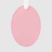 Dank u wel Godmoeder Gift Pink Flowers Gepersonali Ornament (achterkant)