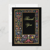 Dank u wel Gothic Briefkaart (Voorkant / Achterkant)
