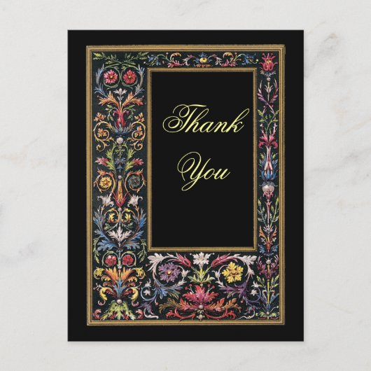 Dank u wel Gothic Briefkaart (Voorkant)