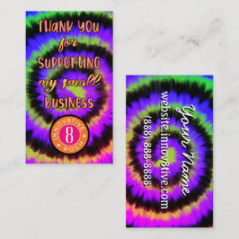 Dank u wel Innov8tive Posh dark tie dye Visitekaartje