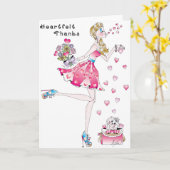 Dank u wel kaart (Gele Bloem)