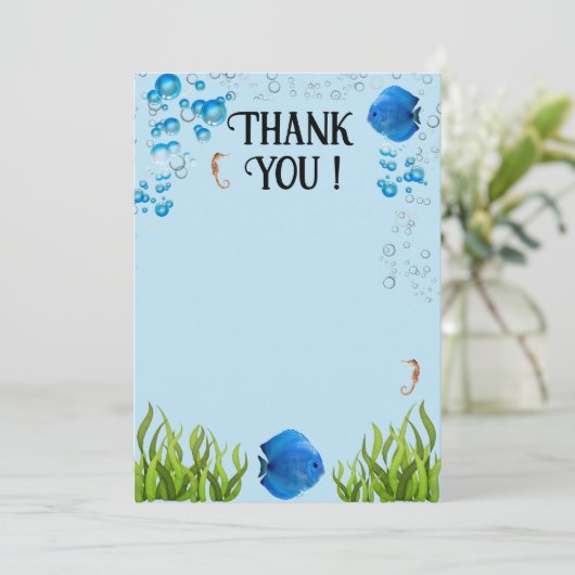 Dank u wel kaart (Staand voorkant)