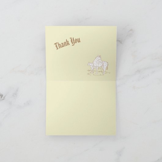 Dank u wel Kaart: Vrijheidslijn Bedankkaart (Binnen)