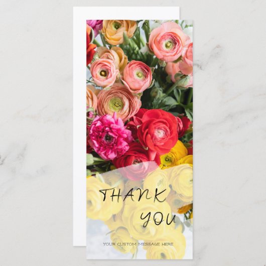 dank u wel kaarten (Voorkant / Achterkant)