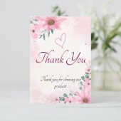 dank u wel kaarten (Staand voorkant)