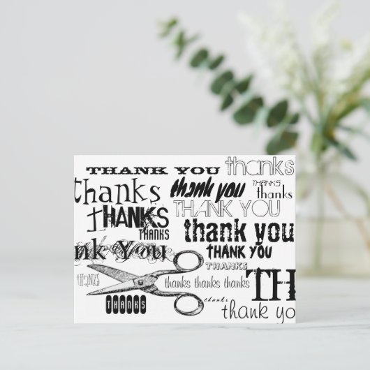 dank u wel kaarten (Staand voorkant)