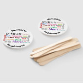 Dank u wel Merci Danke Obrigado Handwaaier (Niet-gemonteerd)