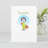 Dank u wel, met Good Luck Bedankkaart (Staand voorkant)