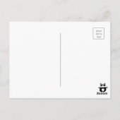 Dank u wel Mint Floral Pinapple en Elephant Briefkaart (Achterkant)