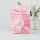 Dank u wel, mooie bloemen van de bloemenfamilie va bedankkaart (Staand voorkant)