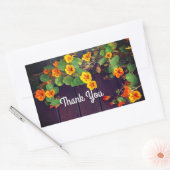 Dank u wel Nasturtium Stickers (Envelop)