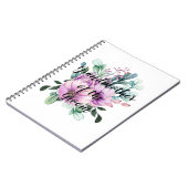 Dank u wel oma Groom of Bride Paars Notitieboek (Linkerzijde)